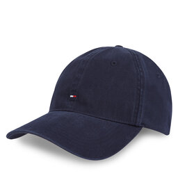 Tommy Hilfiger Baseball sapka Tommy Hilfiger Essential Flag Soft Cap AW0AW17131 Sötétkék