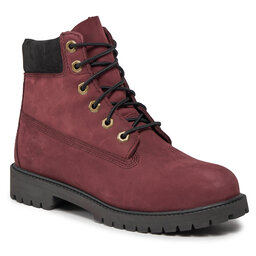 Timberland Scarponcini Timberland 6 In Premium Wp Boot TB0A64A1C601 Burgundy Nubuck