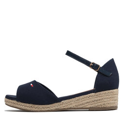 

Еспадрильї Tommy Hilfiger Rope Wedge Sandal T3A7-32185-0048 M Blue 800, Cиній