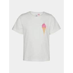 Vero Moda Girl Vero Moda Girl Póló 10292896 Fehér Regular Fit