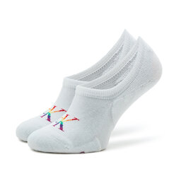 Calvin Klein Jeans Niedrige Damensocken Calvin Klein Jeans 701223913 White 001