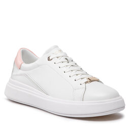 Calvin Klein Sneakers Calvin Klein Gend Neut Lace Up Lth HW0HW00919 White/Pink 0K8