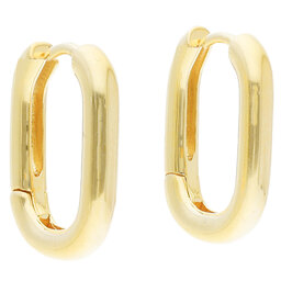 Luv AJ Boucles d'oreilles Luv AJ Chain Link Huggies CH5-CLH-G Gold
