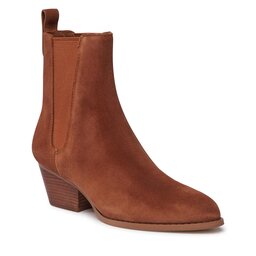MICHAEL Michael Kors Botki MICHAEL Michael Kors Kinlee Bootie 40F3KNME5S Luggage