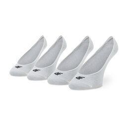 4F Set di 2 paia di pedulini da donna 4F H4L22-SOD001 Biały/Biały