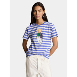 Polo Ralph Lauren Polo Ralph Lauren T-Shirt Str Riv Br T 211924300001 Blau Regular Fit