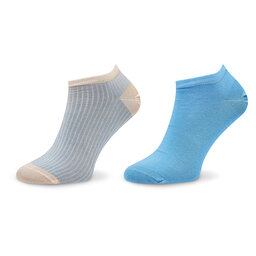 Tommy Hilfiger 2er-Set niedrige Damensocken Tommy Hilfiger 701222650 Light Blue 001