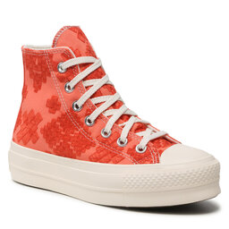 Converse Sneakers Converse Ctas Lift Hi A02233C Bright Madder/Mantra Orange