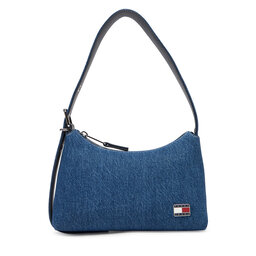 Tommy Jeans Handtasche Tommy Jeans Tjw Cool Denim Shoulder Bag AW0AW17877 Blau