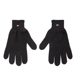 Tommy Hilfiger Mănuși pentru copii Tommy Hilfiger Small Flag AU0AU01657 Negru