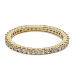 

Кільце Swarovski Vittore 5656295 Cry/Gos, Золотий