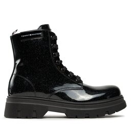 Tommy Hilfiger Kozačky Tommy Hilfiger T4A5-33041-1237999 S Černá