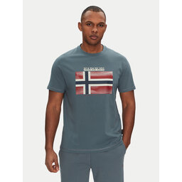 Napapijri Napapijri Majica S-Lari NP0A4IE5G1Y1 Modra Regular Fit