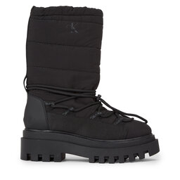 Calvin Klein Jeans Sniega zābaki Calvin Klein Jeans Flatform Snow Boot Nylon Wn YW0YW01146 Melns