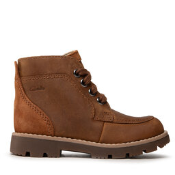 

Черевики Clarks Heath Lace T 261540917 Tan Leather, Коричневий