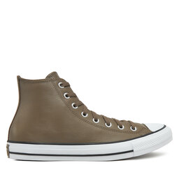 Converse Scarpe da ginnastica Converse Chuck Taylor All Star Faux Leather Hi A09482C 216 Marrone