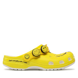 

Шльопанці Crocs Classic Smiley 2 Clog 207122 White/Multi, Жовтий