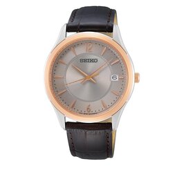 Seiko Klocka Seiko Classic SUR422P1 Brown/Gold