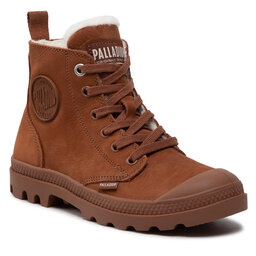 Palladium Schnürstiefeletten Palladium Pampa Hi Zip Wl 95982-200-M Brown Pattina