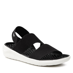 Crocs Σανδάλια Crocs Literide Stretch Sandal W 206081 Black/White