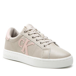 Calvin Klein Jeans Tenisice Calvin Klein Jeans Classic Cupsole Laceup Low YW0YW00775 Eggshell/Pink Blush 0F4