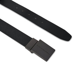 

Чоловічий ремінь Tommy Hilfiger Plaque Buckle 3.5 Rev AM0AM12063 Black/Cognac BDS, Чорний