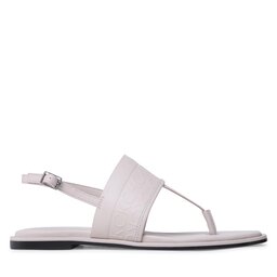 Calvin Klein Sandały Calvin Klein Almond Tp Sandal HW0HW01536 Écru
