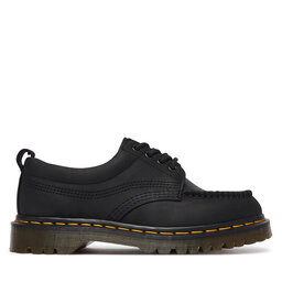 Dr. Martens Halbschuhe Dr. Martens Lowell 4 Eye Crazy Horse Leather Moc DM43679001 Schwarz