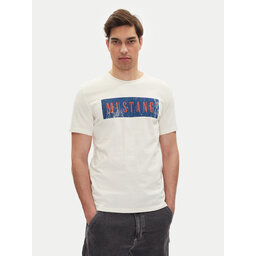 Mustang Mustang T-Shirt Austin 1016274 Λευκό Regular Fit