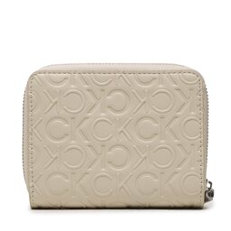 

Мале жіноче портмоне Calvin Klein Ck Must Wallet W/Flap Md-Emb Mn K60K610950 PEA, Бежевий