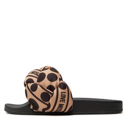 

Шльопанці LOVE MOSCHINO JA28272G0IIW010B Beige/Nero, Бежевий
