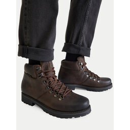 Badura Schnürstiefeletten Badura BOWER-08 MI08 Braun