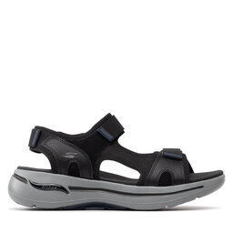 

Босоніжки Skechers Go Walk Arch Fit Sandal 229021/BKNV Black/Navy, Чорний