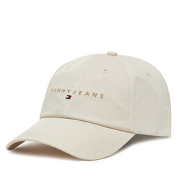 Tommy Jeans Baseball sapka Tommy Jeans Linear Logo Cap AM0AM12958 Bézs