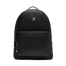 Tommy Hilfiger Nahrbtnik Tommy Hilfiger Th Essential Sc Backpack AW0AW15719 Black BDS