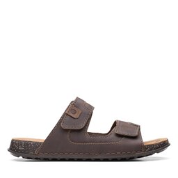 

Босоніжки Clarks Crestview Easy 26165188 Dark Brown Lea, Коричневий