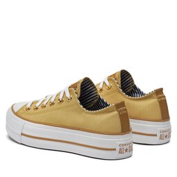 

Кеди Converse Chuck Taylor All Star Lift Platform Herringbone Stripe A08109C Utility Sunflower/Trek Tan, Жовтий