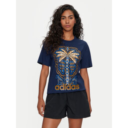 adidas adidas Majica FARM Rio Graphic IV9758 Mornarsko modra Regular Fit