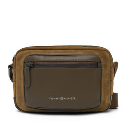 Tommy Hilfiger Τσαντάκι Tommy Hilfiger Th Casual Suede Camera Bag AM0AM13231 Πράσινο