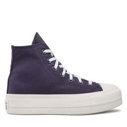 

Кеди Converse Ctas Lift Hi A00887C Dark Rasin/Dark Rasin/Egret, Фіолетовий