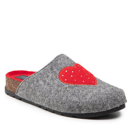 Panto Fino Kapcie Panto Fino KK267068 Szary/Czerwony