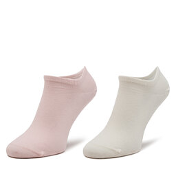 Tommy Hilfiger Sada 2 párů dámských nízkých ponožek Tommy Hilfiger 301390 Pink Combo 052