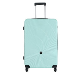 Semi Line Μεγάλη Βαλίτσα Semi Line T5923-3 Πράσινο
