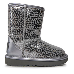 

Снігоходи Ugg T Classic II Gel Hearts 1151613T Slvr, Срібний