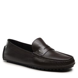 Boss Mokasíny Boss 50481862 Dark Brown 201