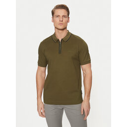 BOSS BOSS Polo marškinėliai PORSCHE X PORSCHE 50531463 Chaki Regular Fit