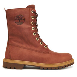 Timberland Schnürschuhe Timberland Premium 8-Inch Waterproof TB0A43MXEM41 Braun