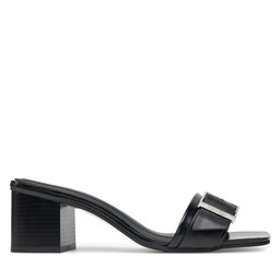 Calvin Klein Natikači Calvin Klein Heel Mule 50 W/Buckle - Lth HW0HW02478 Črna