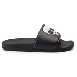 

Шльопанці KARL LAGERFELD KL80905 Black Rubber, Чорний