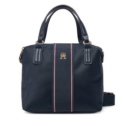 Tommy Hilfiger Дамска чанта Tommy Hilfiger Poppy Small Tote Corp AW0AW17204 Тъмносин